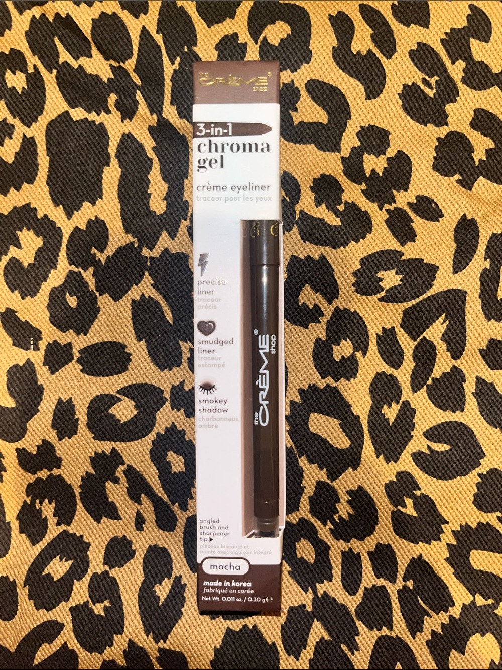 The crème shop Chroma Gel 3-in-1 Crème Eyeliner — Mocha Brown